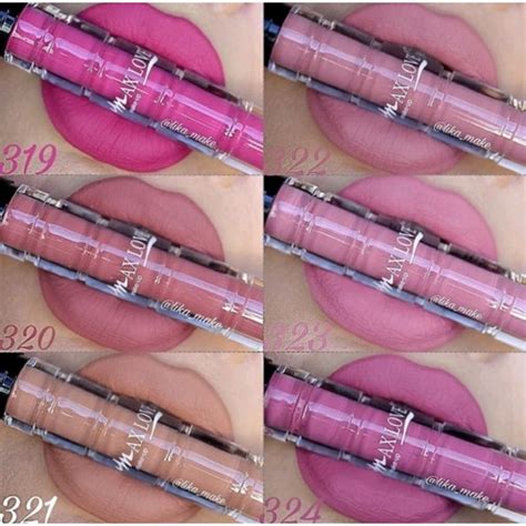 Batom Liquido 24 Horas Nude Matte Max Love Shopee Brasil