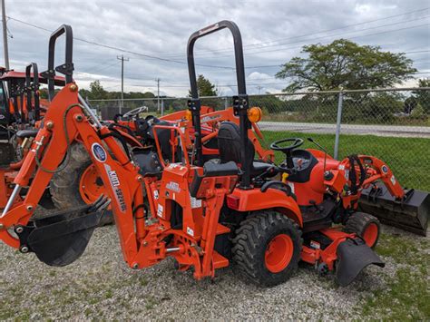 Used 2020 Kioti Cs2210 Tractor Loader Backhoe Mower Farming