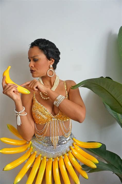 Diy Halloween Costume Josephine Baker And The Banana Skirt — Krystle Desantos Banana Skirt