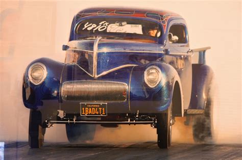 1941 Willys Pickup Gasser Hot Rod Rods Custom Retro Drag Race