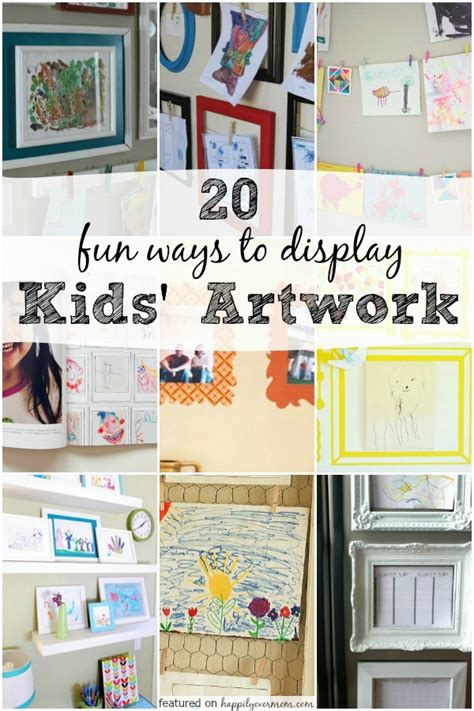 display-kids-artwork - Happily Ever Mom