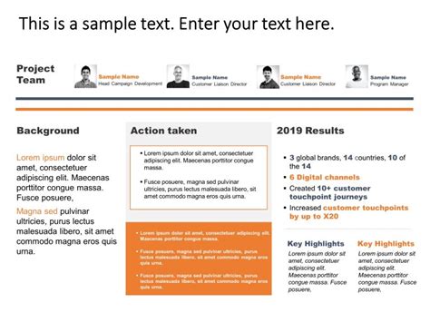 Project Proposal Summary PowerPoint Template