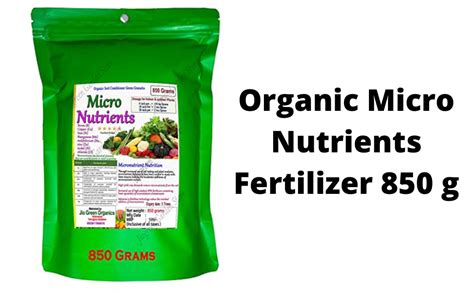 Jio Green Garden Store Organic Micro Nutrients Fertilizer 850 G With Boron Copper Molybdenum