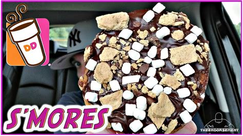 Dunkin Donuts® S Mores Donut Review Youtube