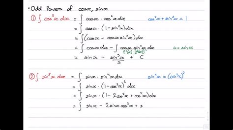 Trig Integrals Odd Or Even Deals Varsana