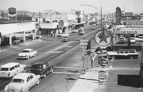 Barstow Junction Of Us 66 And Us 91 Mid 1950s Great Phot Flickr