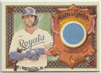 2022 Allen And Ginter Relic A AGRA WM Whit Merrifield Kansas City