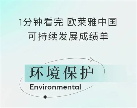 1分钟看完欧莱雅中国可持续发展成绩单！ 中国 新浪财经 新浪网