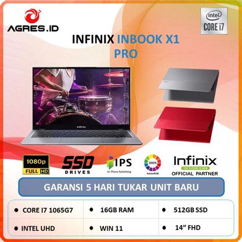 Jual Infinix Inbook X Pro I G Gb Ssd Fhd Ips Windows