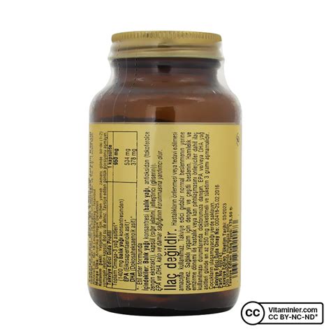 Solgar Omega-3 950 Mg 50 Kapsül - Omega 3 | Vitaminler