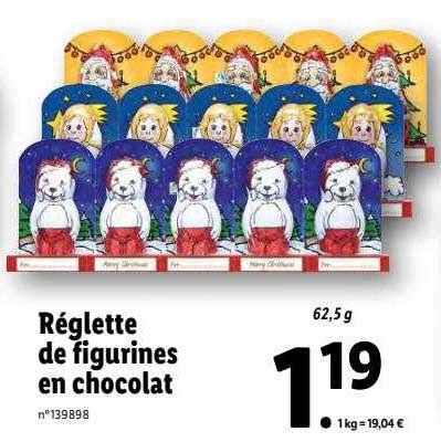 Promo Réglette De Figurines En Chocolat chez Lidl iCatalogue fr