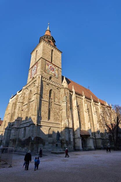 Brasov Bv Rumania De Diciembre De La Iglesia Negra Una