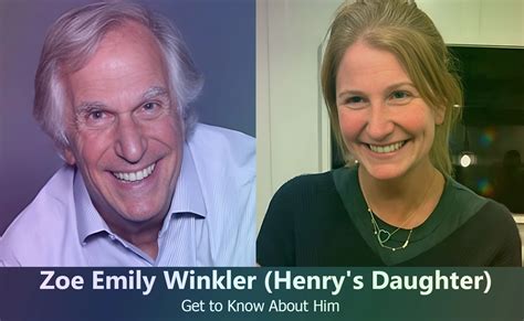 Meet Zoe Emily Winkler: Henry Winklers Daughter - A Rare Glimpse into