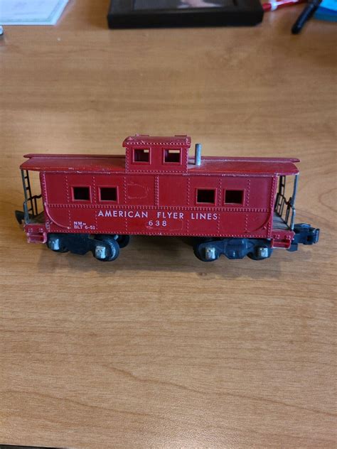 American Flyer 638 Red Caboose Usedv Good 5508 Ebay