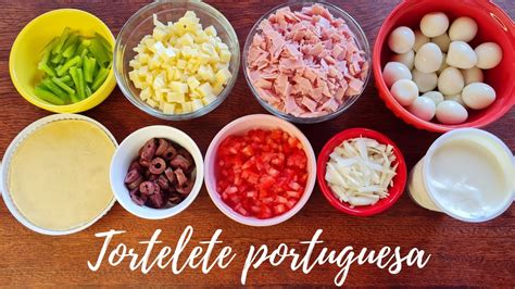 Veja como fazer uma tortelete salgada à portuguesa deliciosa YouTube