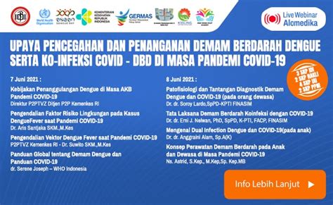 Live Webinar Upaya Pencegahan Dan Penanganan Demam Berdarah Dengue