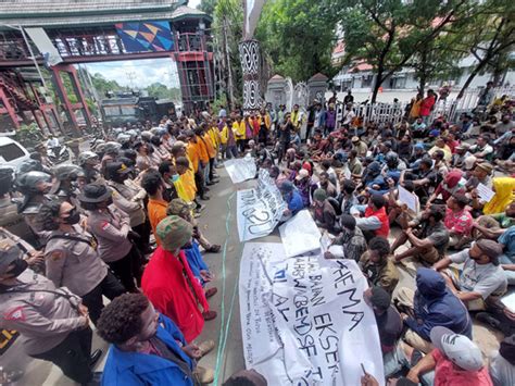 Aksi Penolakan Ktt G Oleh Dan Bem Se Jayapura Terindikasi