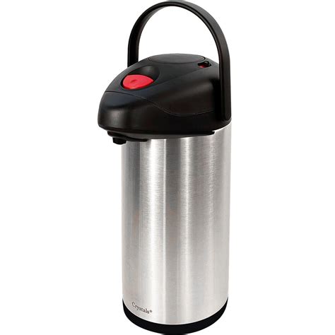 L L L Stainless Steel Airpot Hot Tea Coffee Drinks Vacuum Flask Jug Pump New Ebay Uk
