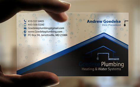 32 Plumbing Business Card Ideas