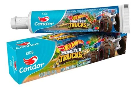 Creme Dental Hot Wheels Gel Tutti Frutti Pasta Dente G MercadoLivre