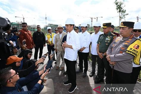 Jokowi Optimistis Upacara HUT Ke 79 RI Digelar Di IKN ANTARA News