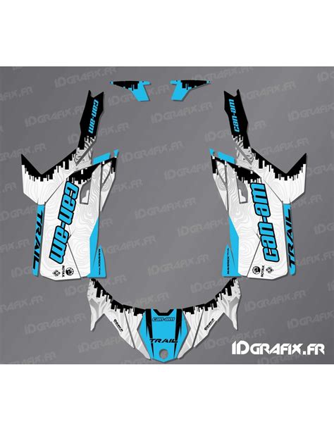 Kit Decoration Race Edition Blue Idgrafix Can Am Maverick Tra