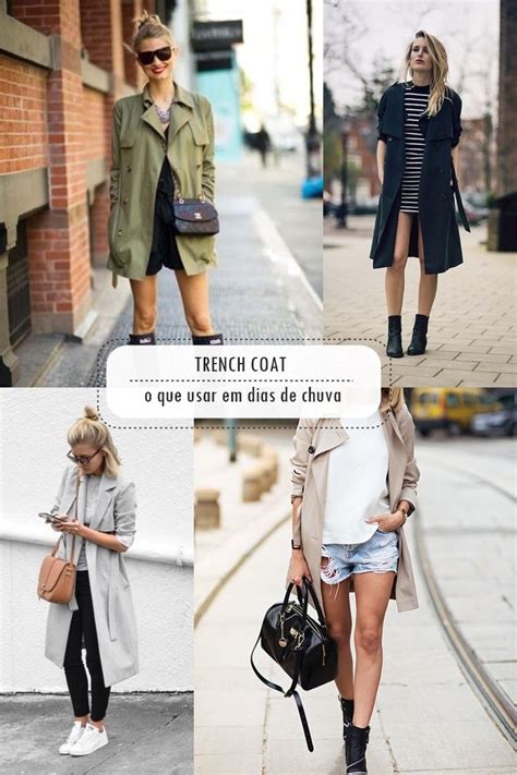 Looks para dias de chuva Dicas e inspirações Como Usar Looks