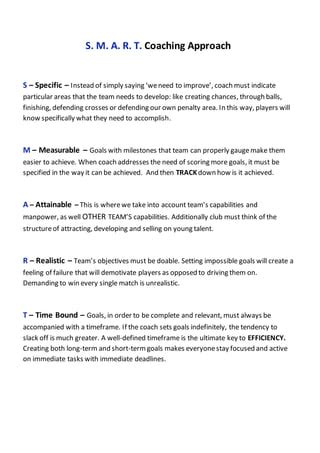 smart coaching approach