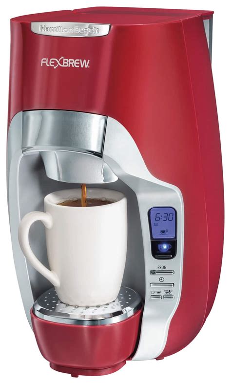 Best Buy Hamilton Beach Flexbrew Single Serve Coffee Maker Redsilver 49994