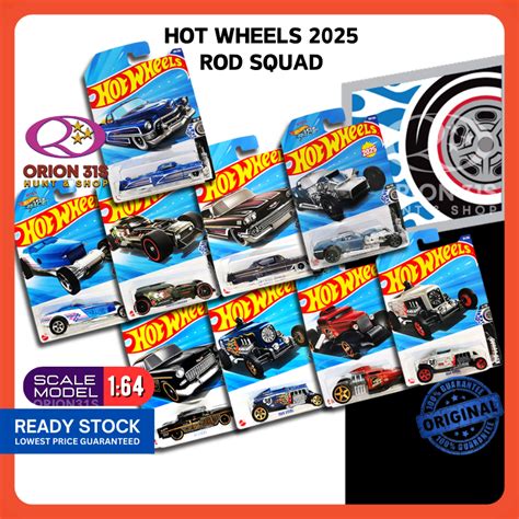 Hot Wheels Rod Squad Chevy Impala Hirohata Merc Cadillac Max Steel Hi Roller Hoto Roto