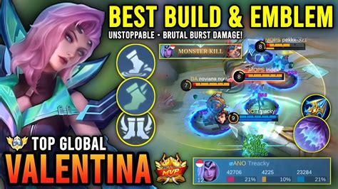 Unstoppable Valentina Best Build Emblem Top Global Valentina