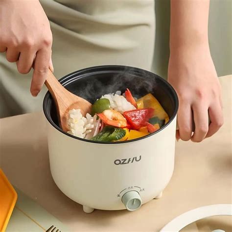 Petite Marmite Hot Pot Électrique Ramen Cooker Pour Cuisson Poêle Électrique Antiadhésive