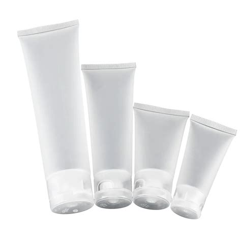 5pcs/lot Travel Empty Clear Tube Cosmetic Cream Lotion Shampoo Bath Lotion Containers Refillable ...