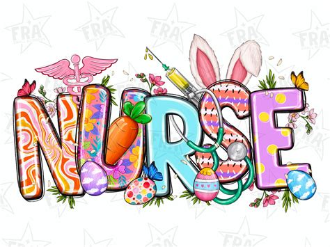 Easter Nurse Png Sublimation Design Download Nurse Life Png Nursing