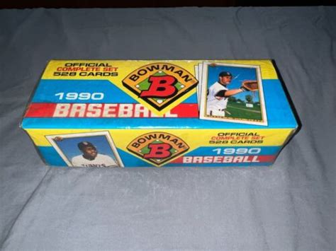 Bowman Baseball Card Complete Set Cards Original Box Sealed Ebay