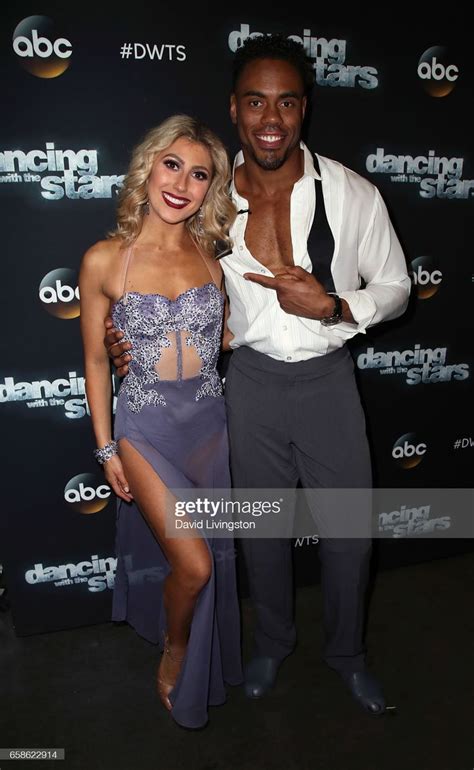 Dancer Emma Slater and NFL player Rashad Jennings at 'Dancing with the ...