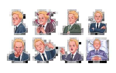 Barney Stinson Telegram Sticker English