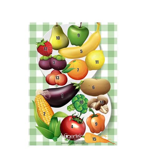 Cible Jeux Egertec Blason Fruits Et L Gumes Bourgogne Archerie