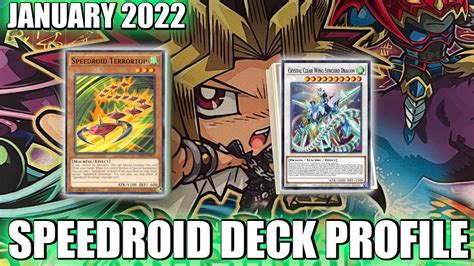 SPEEDROID DECK PROFILE JANUARY 2022 Yu Gi Oh YouTube