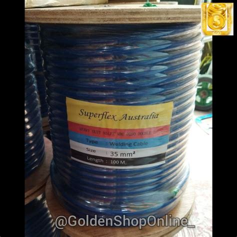 Jual Kabel Las Superflex 35mm Full Tembaga Biru Shopee Indonesia