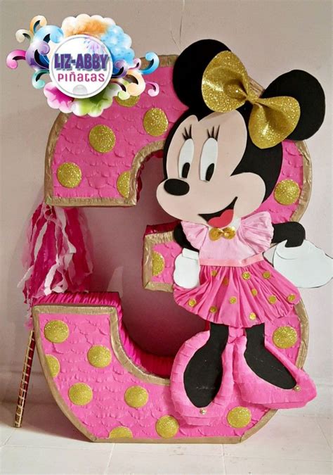 Minnie Mouse Pinata Minnie Mouse Theme Party Mickey Mouse Art