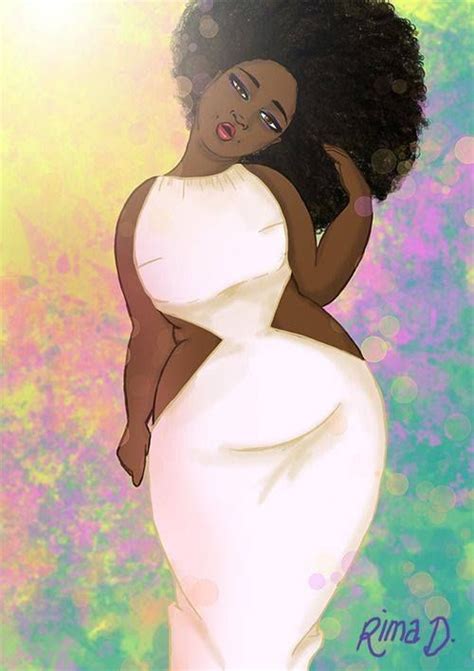 Plus Size Diva Black Girl Art Black Women Art Art Girl Art Women African American Art