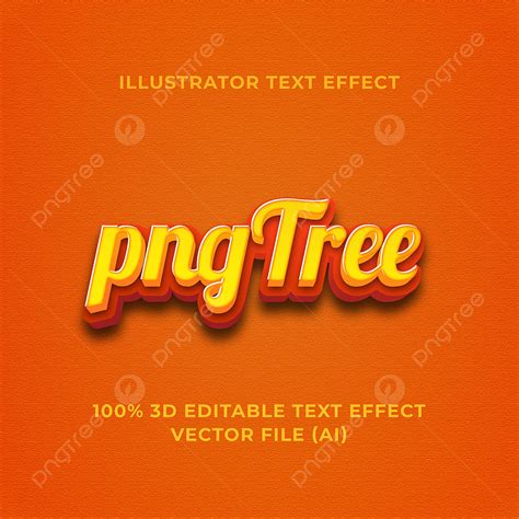 Editable Text Effect Vector Hd Images 3d Editable Vector Text Effect