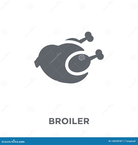 Broiler Icon From Kitchen Collection Stock Vector Illustration Of