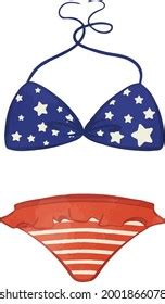 Stars Stripes Bikini Royalty Free Images Stock Photos Pictures