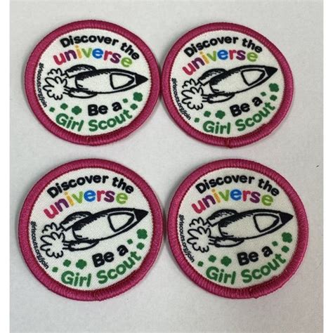 Girl Scout Office Discover The Universe Be A Girl Scout Fun Patch