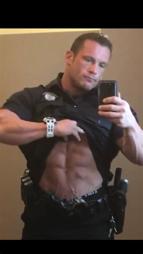 Matt Schmidt Cop Uniform Men In Uniform Muscle Hunks Army Men