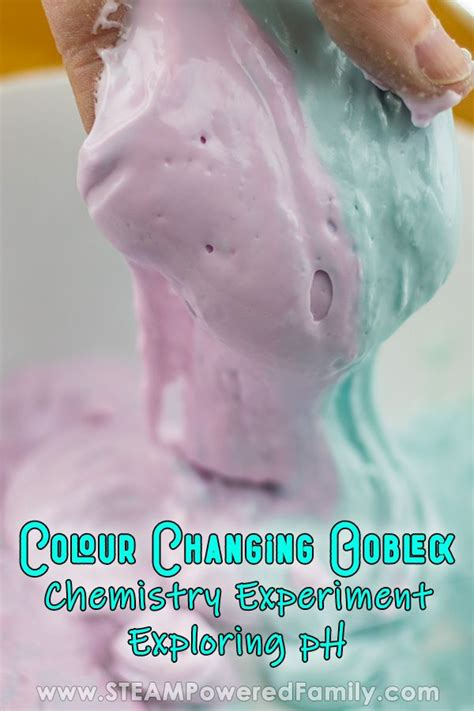 chemistry  fascinating explore ph  color changing oobleck