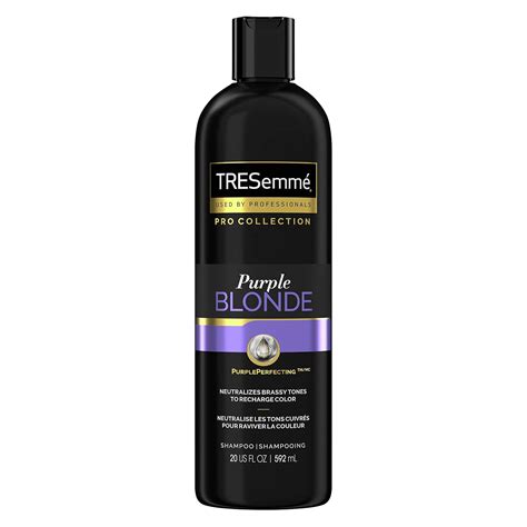 Amazon TRESemmé Pro Collection Purple Blonde Shampoo for Blonde and Silver Hair