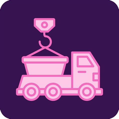 Skip Truck Vecto Icon 37957460 Vector Art at Vecteezy